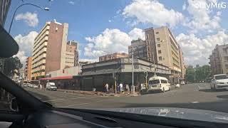 A Short drive From Rosebank to JOZI south  Busy life of the cities [upl. by Sevein]