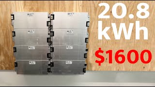 76kWh Jag iPace Battery Modules  BEST DIY Battery [upl. by Hew]