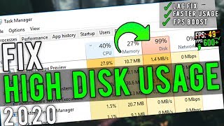 🔧How To Fix 100 Disk Usage On Windows 10 ✅  Fix High Disk Usage In 2020 Update [upl. by Zechariah]