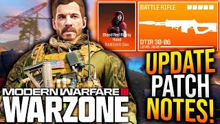 WARZONE Full NEW UPDATE PATCH NOTES SECRET WEAPON UPDATE HALLOWEEN EVENT amp More Free Rewards [upl. by Hayes]