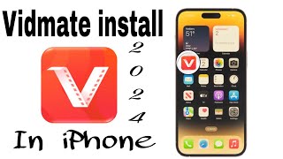 How to dawonload vidmate in iPhone  how to install vidmate in iOS [upl. by Whitten57]