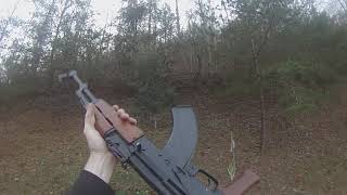 Hungarian AK63D underfolder test firing Done by Wayne At Stillhouse Armory [upl. by Basir]