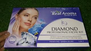 Real Aroma Diamond Facial Kit [upl. by Goldberg]