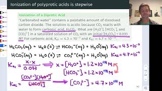 Working with Polyprotic Acids and Bases  OpenStax Chemistry 2e 145 [upl. by Riabuz]