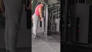 Pully Push Down for Triceps [upl. by Nosnah]