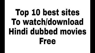 hindi dubbed movies sites [upl. by Gualtiero]