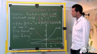 Fonction exponentielle de base a  Les Bons Profs  Maths terminale [upl. by Takara]