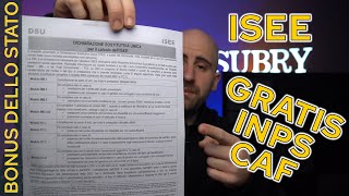 Come richiedere ISEE 2023 INPS o CAF GRATIS TUTORIAL completo DOCUMENTI necessari per BONUS SCONTI [upl. by Rtoip]