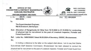 OSSSC NOTIFICATION  FOREST GUARD PHYSICAL FORESTER LSI  RI ARI AMIN EXAM NO UPDATE [upl. by Colwin]