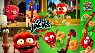 The Best Kellogg’s Apple Jacks Cereal Funny Commercials Ever CinnaMon and Bad Apple Adventures [upl. by Ahtekal]