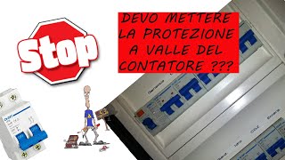 Protezione a valle del contatore Enel [upl. by Cartwright]