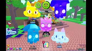 How many HUGES using 215 Mega Luck II Dice PS99 RNG Clan Battle ps99 roblox petsimulator [upl. by Nivlam850]