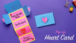 DIY Popup Card  Twist and Pop Card Tutorial  Greeting Card [upl. by Naimerej]