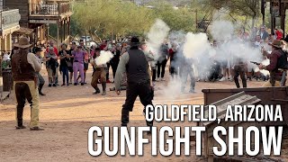 Spectacular Goldfield Gunfighter Show Arizona [upl. by Embry]