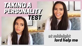 taking a personality test at midnight  lord help me 🙃 [upl. by Sivart]