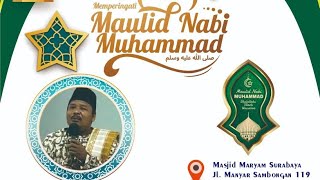 Doa maulid oleh KH Rofiqul Anam KUA kec Bulak di masjid Maryam surabaya [upl. by Keraj]