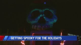 Holiday haunted house in Newburgh [upl. by Neemsay913]