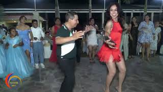 SE SOLTO LA CUMBIA AL RITMO DE LA TROPIBANDA CERVANTES SHOW EN LA BODA DE IGNACIO Y VERÓNICA [upl. by Arabrab300]