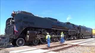 Union Pacific 844 Departs Cheyenne WY July 2018 [upl. by Tuchman]