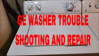 HOW TO FIX YOU GE WASHING MACHINE IF IT WILL NOT AGITATE [upl. by Adnalram]