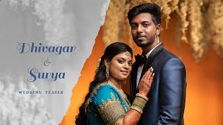 Dhivagar amp Surya Wedding Teaser  Pondicherry  zds [upl. by Oderfla458]