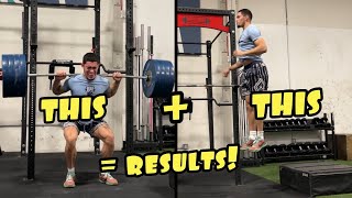 Add INCHES To Your Vertical With This Plyometric Workout Quarter Squats And Depth Jumps [upl. by Ydarb]