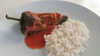 chiles rellenos sin capear [upl. by Nauqahs]