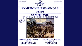 Symphonie sur un chant montagnard francais Symphonie cévenole for piano nad orchestra Op [upl. by Noside]