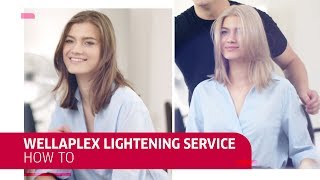 How to use our Wellaplex Lightening Service  Wella Professionals [upl. by Hoffman]