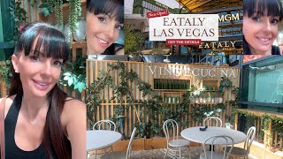 My Birthday In Las Vegas  Tasting Great Food in Eataly [upl. by Torr]