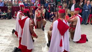 Miércoles Santo 2019 en HuércalOvera Exhibición Escuadra de Gastadores de Regulares [upl. by Ecnaled854]