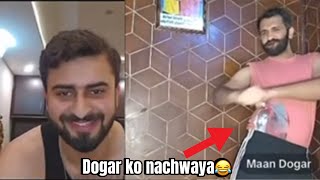 Haider ne dogar ko nachwadiya😂 Dogar ka number leak krdia on live 📣😂 [upl. by Leela]