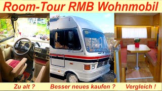 Erlebnis Fahrbericht  Roomtour 30 Jahre altes RMB Wohnmobil zu alt oder besser neues kaufen [upl. by Noll]