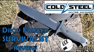 REVIEW Cold Steel Drop Forged Survivalist  2ND GENERATION Model  CS36MH [upl. by Dahsraf]