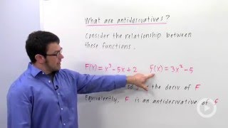 Definition of Antiderivatives [upl. by Ecnaralc788]