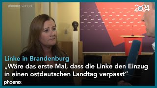 LTW Brandenburg Interview mit Janine Wissler DIE LINKE Bundesvorsitzende [upl. by Obeng]