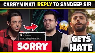 Carryminati Said Sorry to Sandeep Maheshwari  Ajey Nagar Reply to Ankit Bayanpuriya Fans [upl. by Christen]