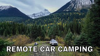 Remote Mountain Car Camping [upl. by Amathist]