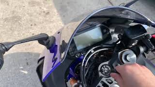 2019 Yamaha R3 quick start up [upl. by Jedlicka]