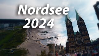 Nordsee 2024  Bremen Cuxhaven Sahlenburg DJI Mini 3 Pro  GoPro Hero 9 [upl. by Rephotsirhc]