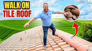 How to Walk on Tile Roofs SAFELY [upl. by Aiuqal]