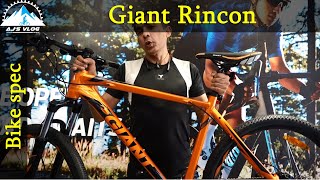 Giant Rincon Bike  Price  Weight  Bike Spec  Ajsvlog  Indian Cycling Vlog [upl. by Moitoso619]