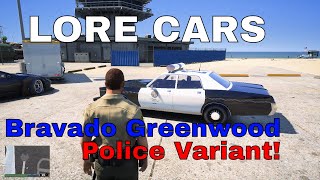 GTA 5  BRAVADO GREENWOOD CUSTOMIZATION  POLICE VARIANT [upl. by Cavit314]