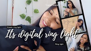 Digitak ring light with tripod stand unboxingreviewreview [upl. by Eicnan]