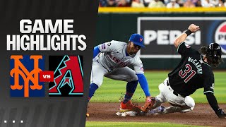 Mets vs Dbacks Game Highlights 82824  MLB Highlights [upl. by Caddaric265]