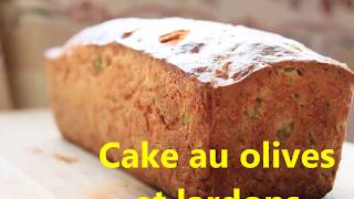 Cake aux olives et lardons [upl. by Komsa]