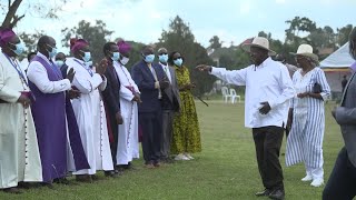 Musevenis Daughter amp 1st Lady sing at the Light Ankole for Jesus Mission Crusade as Museveni enjoys [upl. by Cogswell901]