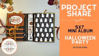 How cute is this Halloween Mini Album using Echo Parks Halloween Party [upl. by Aral]