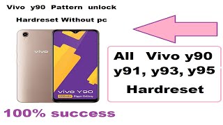 Vivo y90 HARD RESET Vivo y90 FACTORY RESET  Wipe Data WITHOUT PC [upl. by Yenhoj]