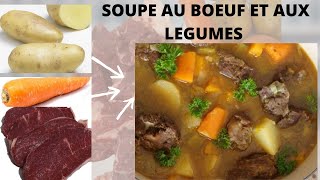 soupe aux bœuf et aux légumes [upl. by Osyth452]